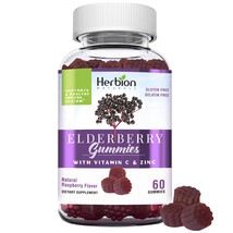 Herbion Elderberry Gummies with Vitamin C &amp; Zinc - Healthy Immune System -1 Pack - £14.22 GBP