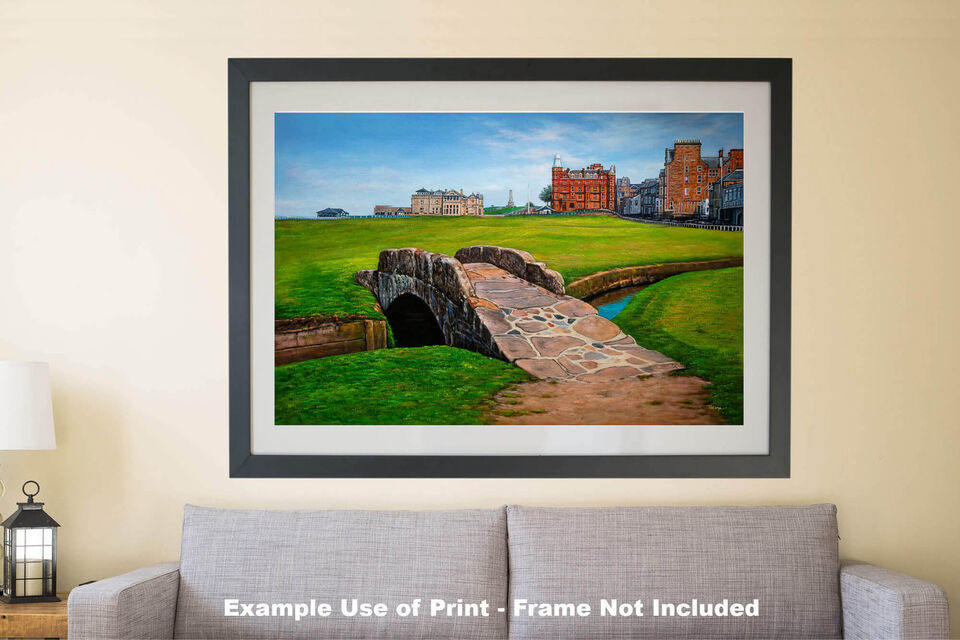 St Andrews Links Open Championship British Swilcan Bridge Swilken Art Print 2 Item image 8