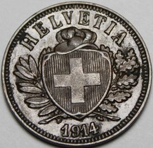 Switzerland 2 Rappen, 1914 ~More then 105 Years old - $9.56