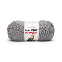 Spinrite Bernat Fabwoolous Yarn-Steel - $25.35