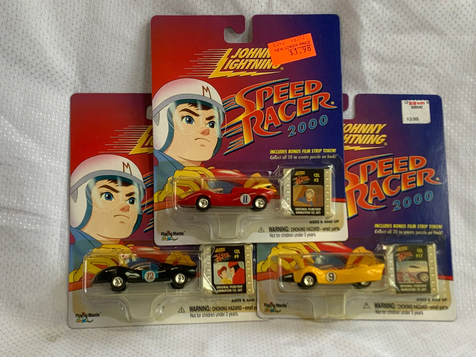 2000 Playing Mantis Inc Johnny Lightning Speed Racer 2000 Diecast Vehicle Lot - $29.65