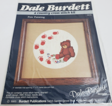 Dale Burdett Christmas Cross Stitch Kit Paw Painting CK173 1985 - $14.80