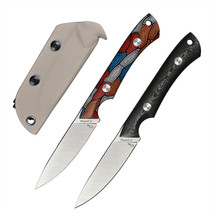 DC53 Steel Tactical Fixed Blade Knives Utility Outdoor Camping EDC With ... - £51.04 GBP