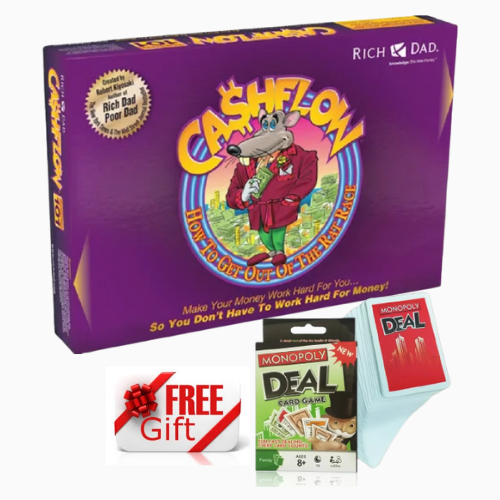 CASHFLOW Board Game 101 Original Rich Dad Poor Dad Robert Kiyosaki Free Monopoly - £78.17 GBP
