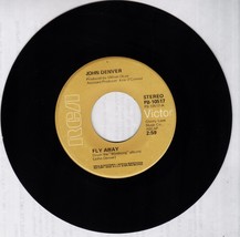 RCA Victor 45 rpm Record: John Denver: Fly Away & Two Shots - $2.99