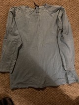 Women’s Light Blue Long Sleeve T-Shirt  - £10.36 GBP