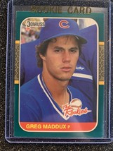 1987 Donruss Rookies #52 Greg Maddux RC Chicago Cubs Rookie - £6.84 GBP