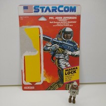 PFC JEFFERSON W/Card Starcom 1986 Coleco Vintage Action Figure - £27.90 GBP