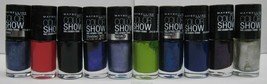 Maybelline ColorShow Nail Polish Lacquer Metallics,Shredded,Denims *Twin... - $8.95