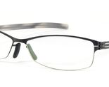 Ic ! Berlin Buesum Noir Unique Rare Lunettes Monture 55-14-140mm Allemagne - $265.93