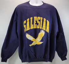 QQ) Salesian High School Eagles Blue Sweatshirt Men XL - $27.79 CAD