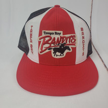 1980s Vintage USFL Football Tampa Bay Bandits Made In The USA Adjustable Cap - £22.98 GBP