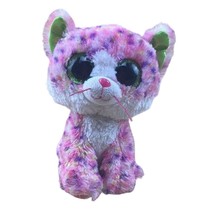 TY Beanie Boo SOPHIE Pink Cat 5&quot; Sparkle Eyes Glitter Polka Dot EUC - £7.90 GBP