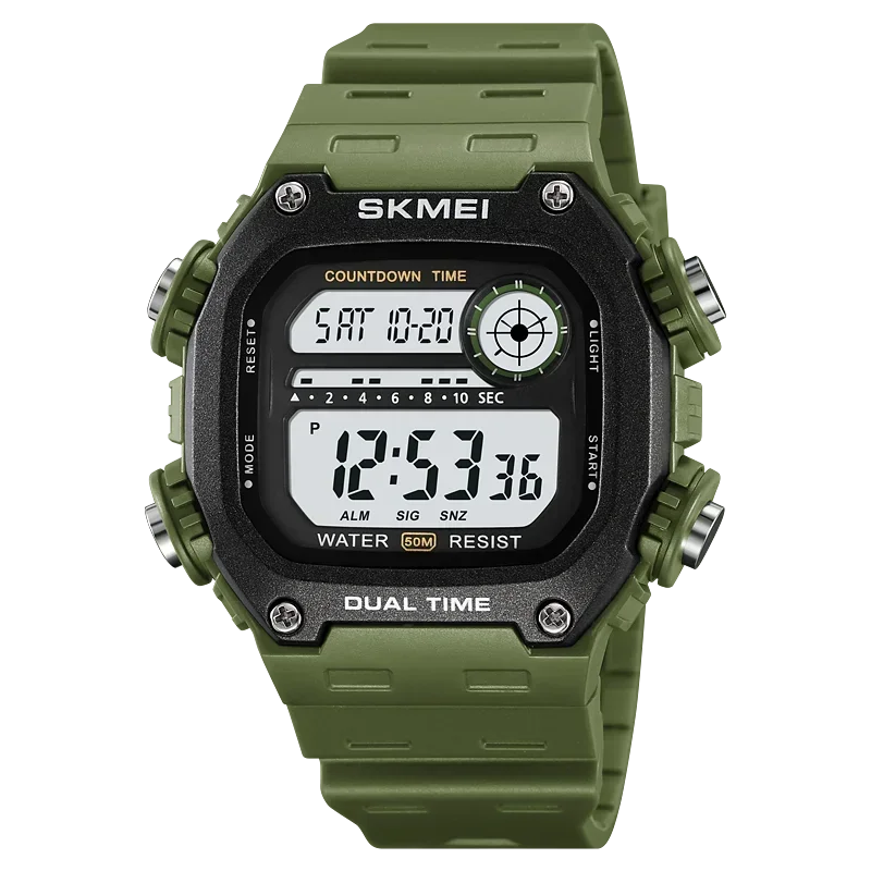 2126 Mens Fashion 5Bar Waterproof Stopwatch Wristwatch Alarm montre homm... - £15.14 GBP