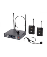 Monoprice 600060 STAGE RIGHT BY MONOPRICE 200-CHANNEL UHF DUAL HEADSET W... - $3,844.20 MXN