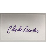 Clyde Drexler Signed Autographed 3x5 Index Card #3 - Basketball HOF - €17,48 EUR