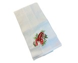 C&amp;F Red Lobster Waffle Weave Embroidered Towel  - $12.69