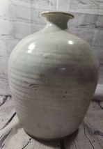 Vintage Handmade Pottery Vase Jug Needs TLC No Chips or Cracks Project Piece - $32.40