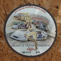 1992 Vintage Style Nascar Winston Racing Series Fantasy Porcelain Enamel Sign - £98.32 GBP