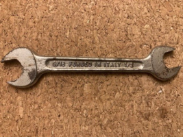 Globemaster 9/16&quot; x 1/2&quot; Combination Open End Wrench Made In Italy - Vin... - $5.45