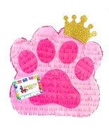 17&quot; Tall Puppy Paw Piñata with Gold Crown Puppy Themed Birthday Party Wo... - €34,22 EUR