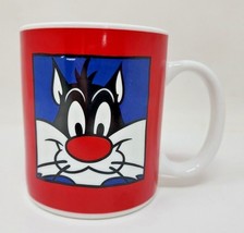 Vintage Sylvester "Sufferin' Succotash" 1991 Warner Bros Coffee Tea Mug Cup W2 - $9.99