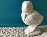 W5 - Small Chick with Bow Ceramic Bisque Ready-to-Paint - $2.25
