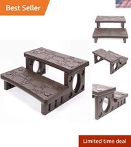 Deck Lightweight Sided Premium Multi Purpose 2-Step Spa Hot Tub Pool RV ... - $152.44