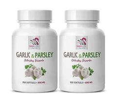 Cholesterol and Garlic Pills - Garlic & Parsley ODORLESS Formula - antioxidant C - $32.62