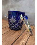 Faberge Odessa Cobalt Blue Ice Bucket  - $495.00