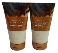 2X Bath & Body Works Midnight Amber Glow Creamy Body Scrub 8 Oz. Each - £24.01 GBP