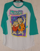 New Womens Hanna-Barbera &quot;The Flintstones&quot; White Heather Knit Top Size Xl - £20.24 GBP