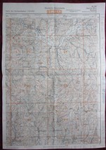 Topographic Map Military Belgrade Serbia Nordwestbalkan German 1937 - £59.40 GBP
