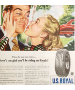1947 US Royal Tires Advertisement Automobilia Transportation Vintage DWJJ20 - €25,70 EUR