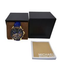 Michael Kors Women&#39;s Watch Vivid Royal Blue MK-2450 Leather with Box - $293.94