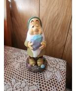 2025 New Disney Snow White Dwarf SLEEPY Garden Statue 8&quot;  Sparkly Colorful - $54.57 CAD