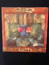 Headswim Flood Limited Edition Yellow Vinyl Band Signed Cover MINT - $562.76 MXN