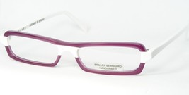 Bernhard Freez 0179 Plum / White Handmade Unique Eyeglasses 49-14-150mm Germany - £74.61 GBP