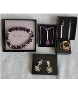 Silver &amp; Purple Jewelry Bundle – lot of 5 pieces - $28.00
