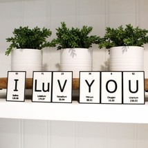 ILuVYOU | Periodic Table of Elements Wall, Desk or Shelf Sign - $12.00