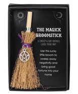 The Magick Broomstick - Mini Besom with Pentacle Charm! - $181.13 MXN