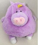 Jay At Play Mushable Unicorn microbead plush pillow purple pink nose yel... - £7.38 GBP