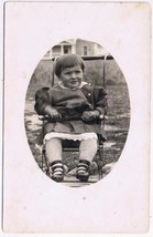Ontario Postcard RPPC Child In Stroller London ON Early 1900s - £6.17 GBP