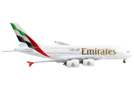 Airbus A380-800 Commercial Aircraft Emirates Airlines White w Tail Stripes 1/400 - £62.44 GBP