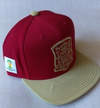  Adidas World Cup Espana Spain Soccer Hat Cap Snap Back Flat Brim One Size - £18.97 GBP