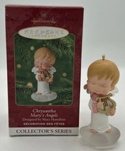 Hallmark Christmas Ornament Mary&#39;s Angels Chrysantha 2001 U74 - £11.98 GBP