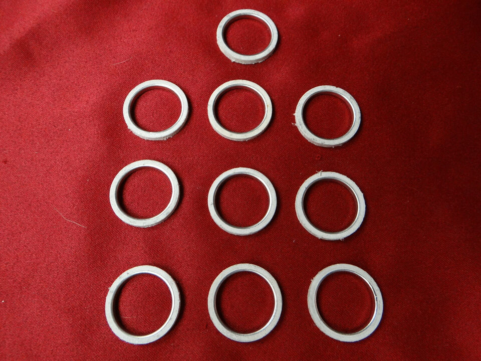 10 Exhaust Gaskets, GY6 50 125 150 30x23x3mm Chinese Scooter ATV Buggy - $8.95