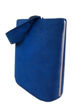 Vintage 50/60’s Blue Purse Evening Bag Strap or Clutch Bow Accent Fabric Strap - £14.55 GBP
