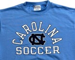 UNC Champion North Carolina Tar Heels Soccer Crewneck Sweatshirt LARGE Blue - $29.58