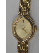 Vtg Citizen  5920-S49518 Women&#39;s Quartz Petite Watch Gold Tone Oval Shap... - $470.27 MXN